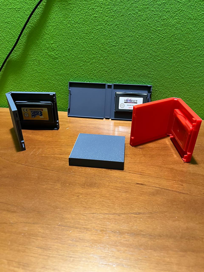 gba cartrdige case remixed by tisanina toys & games game boy gameboy advance nintendo cartridge 3d print model - Mito3D