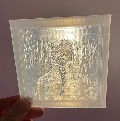 by taylor schnell lithophan zyanidzucker kunst modelle musik thingiverse taylorswift albumcover swift 3d print model - Mito3D