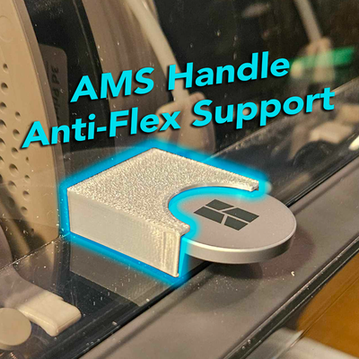 ams üstesinden gelmek anti flex destek by oküler dinamik 3d yazıcı aksesuarlar kapak antiflex esnek koruma bambulab bambu 3d print model - Mito3D