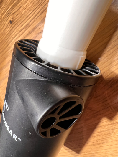 flextail vacuum pump - angel vac nasal aspirator adapter by scecup tools medical 3d print model - Mito3D
