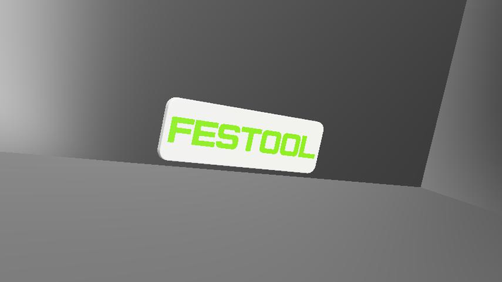 frigo aimant festool by reuter corp art panneaux logos réfrigérateur 3d print model - Mito3D