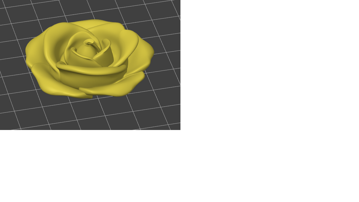 rose by tox3d kunst modelle blume pflanze 3D print model - Mito3D