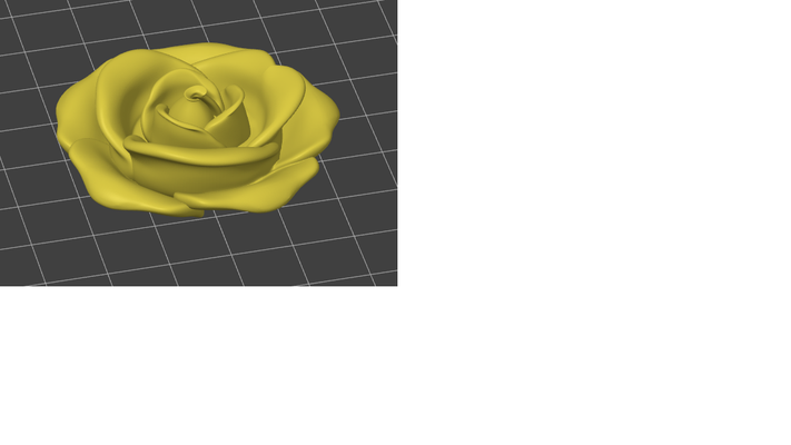 rose by tox3d art models flower plant 3d print model - Mito3D