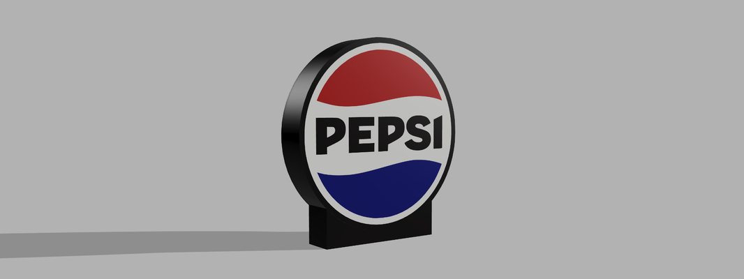 pepsi caja ligera by alex93390 arte señales logos 3d print model - Mito3D