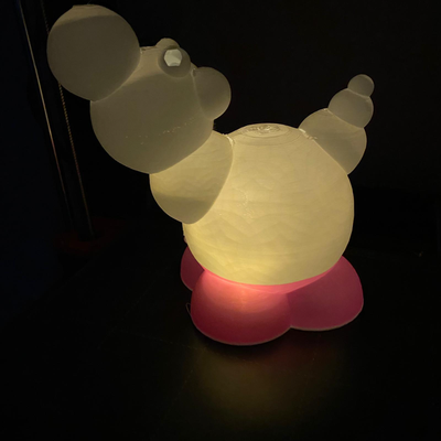 polar bear lamp by 3esign household decor animal 3d print model - Mito3D