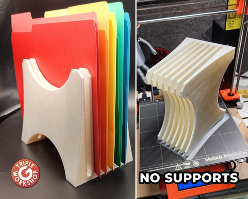 stehen datei sorter v3 by abonnieren haushalt büro veranstalter schreibtisch lager organisation deskorganizer unterstützung ordner dateien einreichung papierkram handly 3d print model - Mito3D