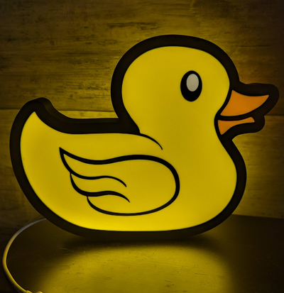 canard boite lumière by kt briller bar ménage décor 3d print model - Mito3D