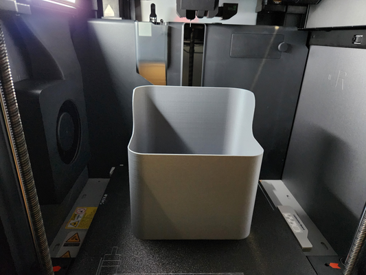basit temizlemek kova by xile6 xile06 3d yazıcı aksesuarlar bok kaka çöp kutusu kutu 3d print model - Mito3D