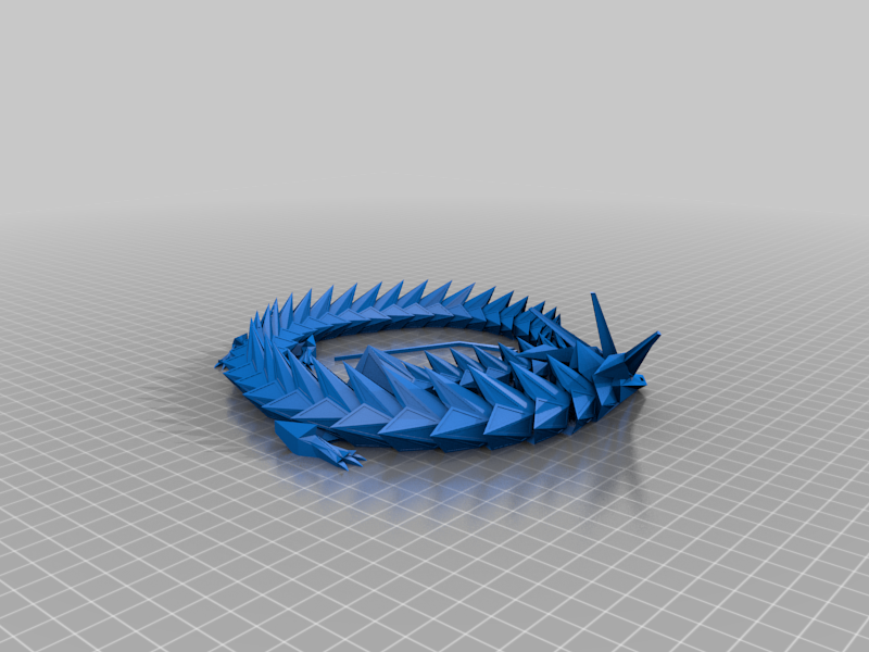 articolato poli drago by tom martellato miniature animali carina animale 3D print model - Mito3D