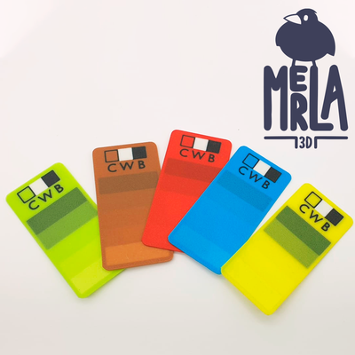 color mezcla prueba by merla3d herramientas pla transparencia cheque 3d print model - Mito3D