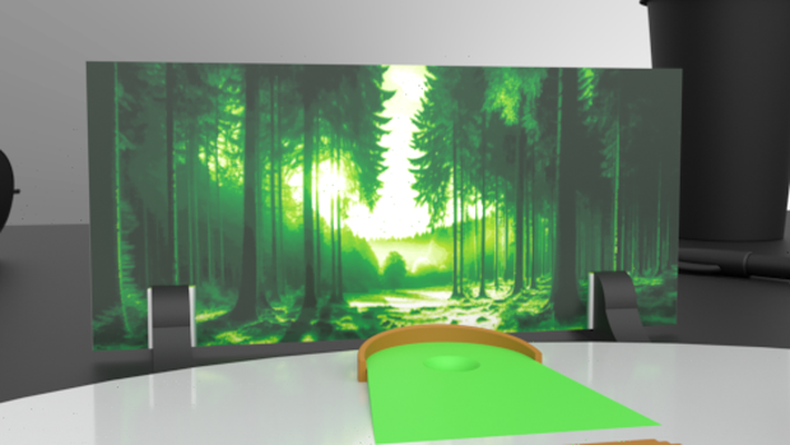 oficina putt 39 z bosque fondo by arte casa golf golpe corto columpio club escritorio hogar equipo inicio madera loco agujero jugar juego 3d print model - Mito3D