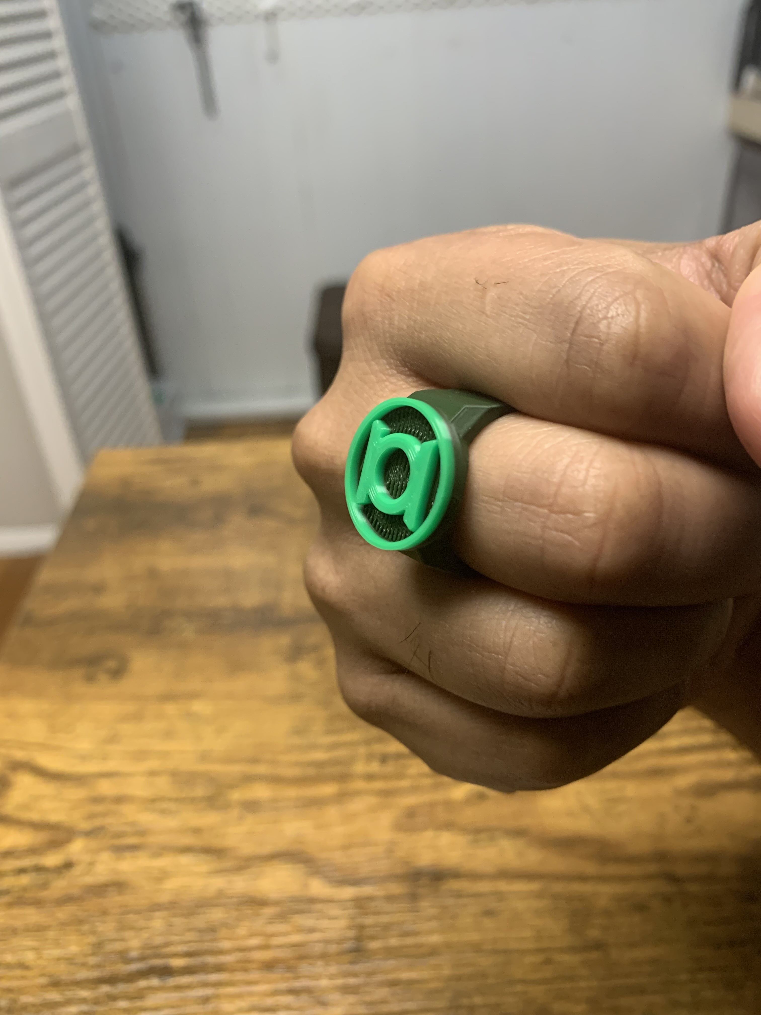 green lantern power ring - version 3 by bre3dlove designs props & cosplays costume comics cosplay dccomics dc greenlantern greenlanternring 3D print model - Mito3D