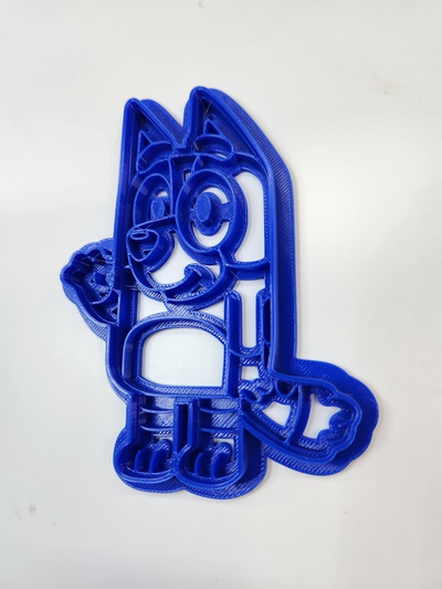 bluey cookie cutter by jamboodle household house models blueycookiecutter cartoon children cooking baking 3d print model - Mito3D