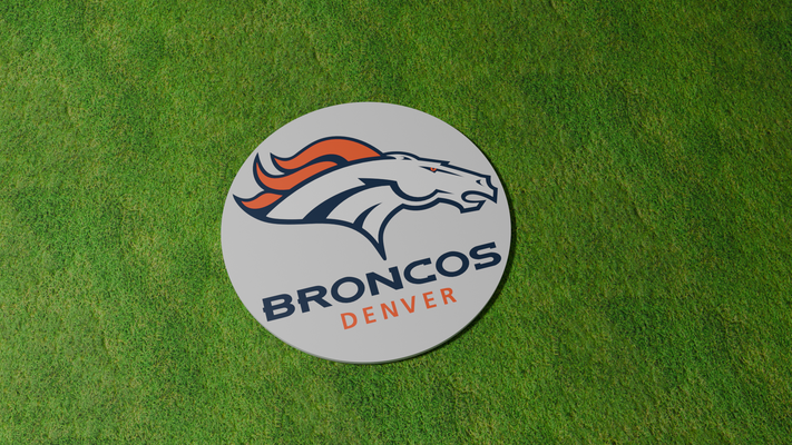 denver broncos montanha russa by miker73 casa decoração porta copos nfl futebol 3d print model - Mito3D