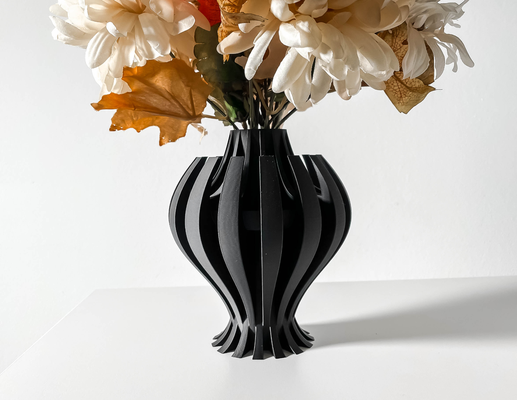 nemesis vase modern unique home decor dried flowers by terra de verdant household plant flower flowervase flowersvase homedecor moderndesign 3d print model - Mito3D