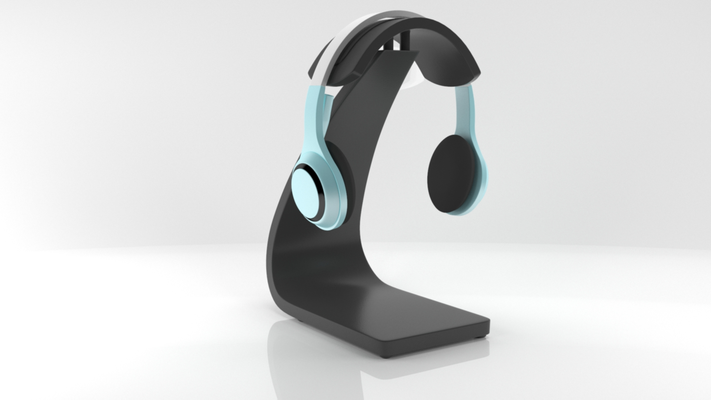 soporte auriculares by josenavas999 hobby & diy electronics music suport 3d print model - Mito3D