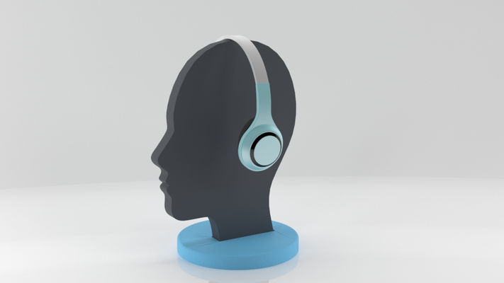 soporte auriculares cabeza by josenavas999 passatempo fai elettronica musica suport 3d print model - Mito3D