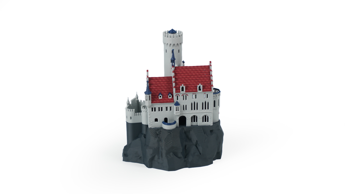lichtenstein schloss by makerworld miniaturen architektur exklusiv modelle 000008 3d print model - Mito3D