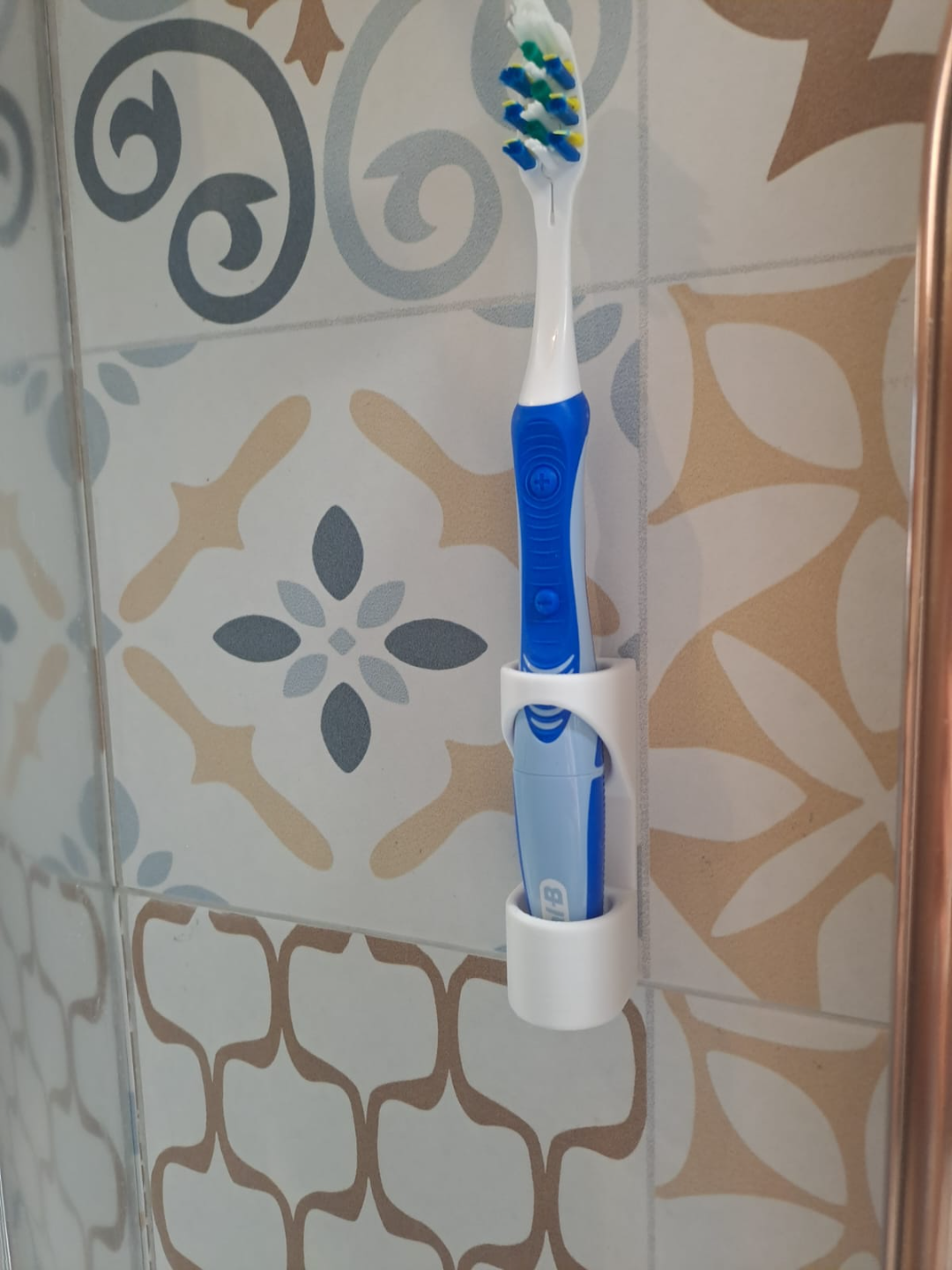 toothbrush wall holder by filippo3ddesign household house models bathroom bath tooth brush toothpaste 3D print model - Mito3D