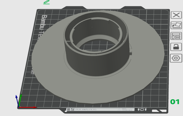 wiederverwendbar spule a1 mini pastete by abonnieren 3d drucker zubehör 3d print model - Mito3D