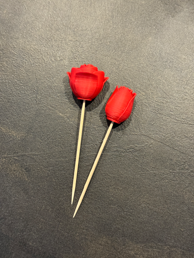 pimp my toothpick roses remixed by paulbpunkt household festivities valentiensday love zahnstocher decoration valentine 3d print model - Mito3D