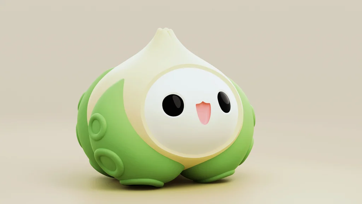 overwatch pachimari remixato by lancelotcv giocattoli giochi polpo cipolla carina giocattolo rapa 3d print model - Mito3D