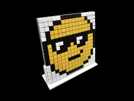 cool emoji 8mm pixel puzzle by sthan generativ 3d modell hersteller kunst makerworld 3d print model - Mito3D