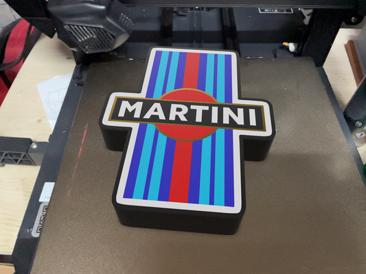 martini led ışık kutu by vitormhs sanat işaretler logolar armatür luminaria logo işaret hafif kutu kutusu 3d print model - Mito3D