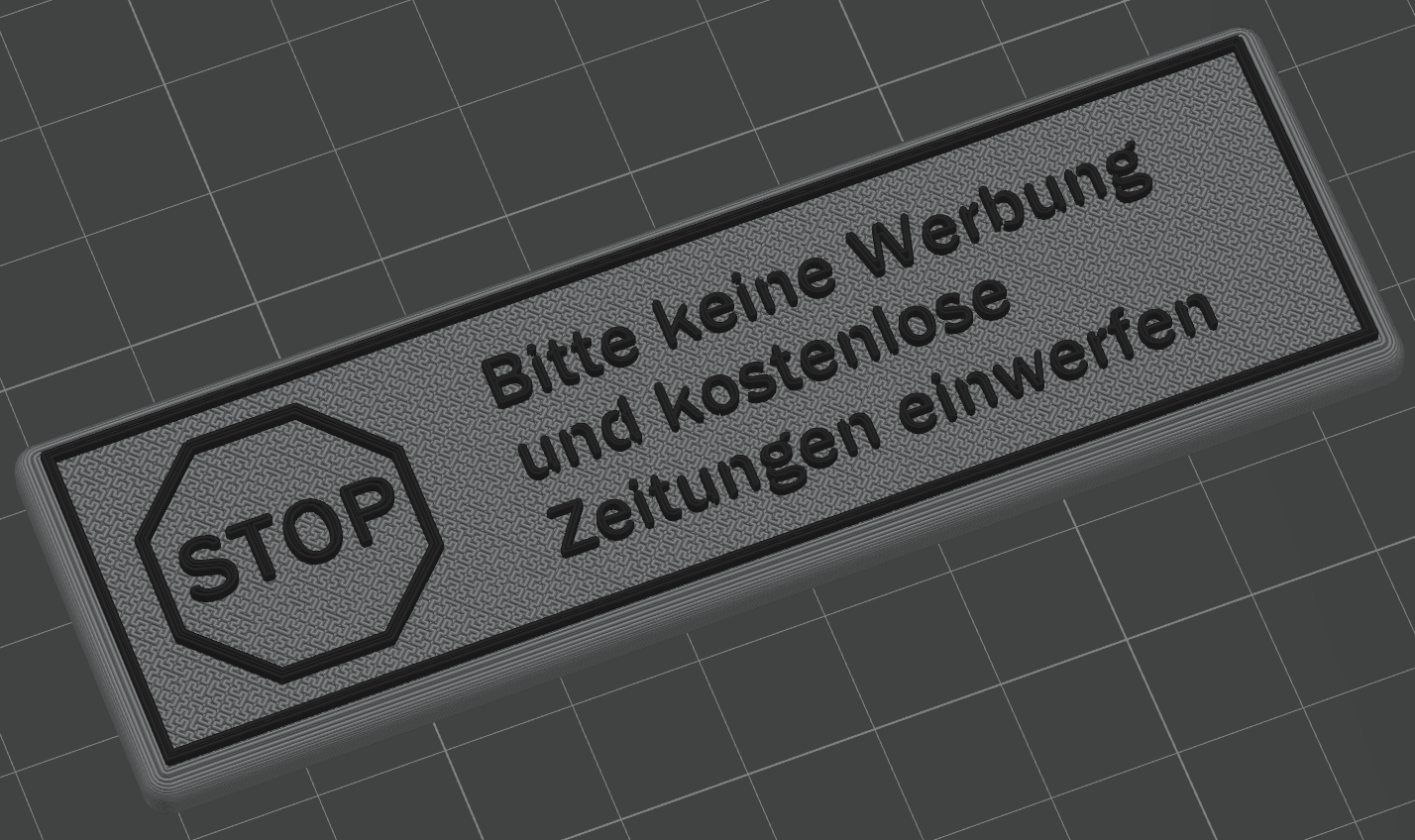 briefkaste schild by reservoirdog314 kunst zeichen logos maler briefkasten briefkasten nuetzlich werbung werbung magnetisch 3D print model - Mito3D