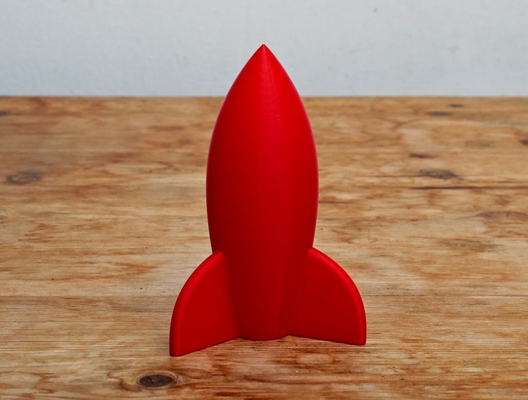 fusée in vase mode by pseudo imprimante 3d tester modèles 3d print model - Mito3D