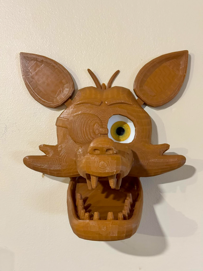 olhos óptico ilusão raposa mascarar fnaf ams solteiro cor by faran3d adereços cosplays máscaras capacetes raposapirata 3d print model - Mito3D