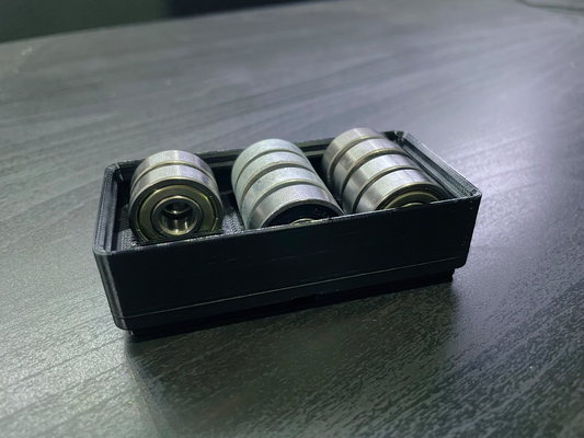 gridfinity 608zz bearing holder - 12 bearings by tallackmedia tools organizers 3d print model - Mito3D