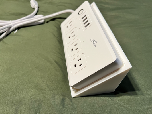 power strip mount by hemogoblin tools powerstation desk accessories 3d print model - Mito3D