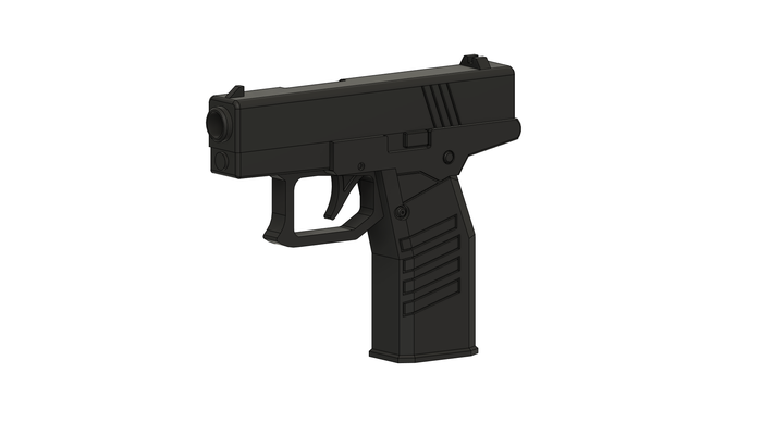 compactar mostrar pistola pós guerra gundam x by veloso adereços cosplays réplica arma cosplay fogo cosplayweapon 3d print model - Mito3D