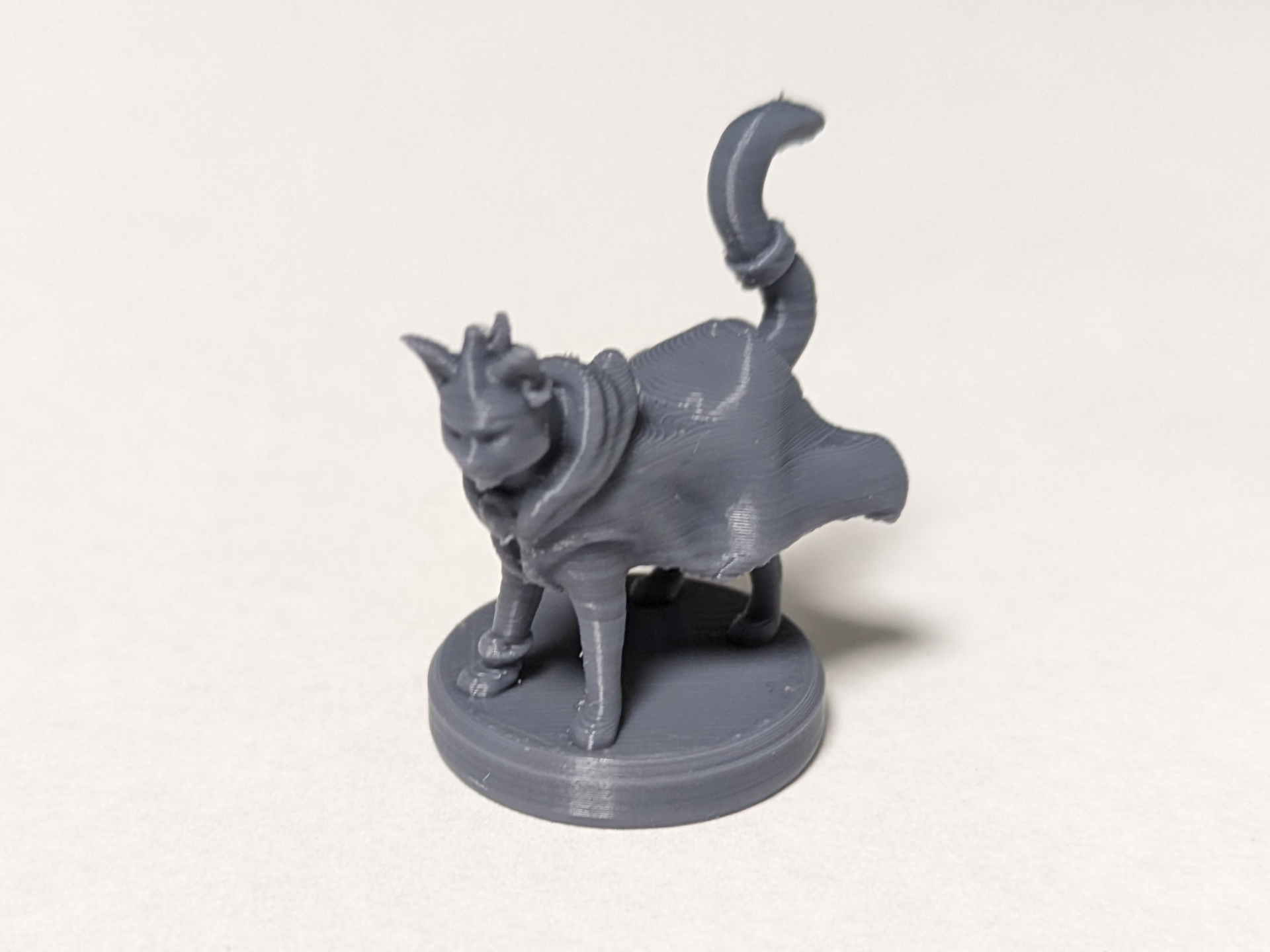 katze zauberer dnd miniatur neu gemischt by dunkler flügel miniaturen kreaturen ttrpg mini minis dndmini dndminiature catart verlies drachen dungeonanddragons 3D print model - Mito3D