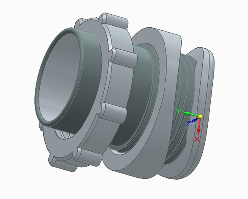 gewinde zapfen nippel 100 mm pvc rohr by mike rotkehlchen werkzeuge gadgets 100mm staub sammlung behälter 3d print model - Mito3D