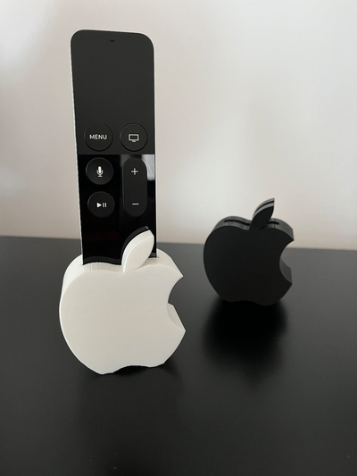 elma tv uzak kulp destek by matrisx ev halkı modeller appletvremote appletv kontrol aksesuarlar ayakta durmak kontrolör kontrollü yaşayan oda tasarım 3d print model - Mito3D