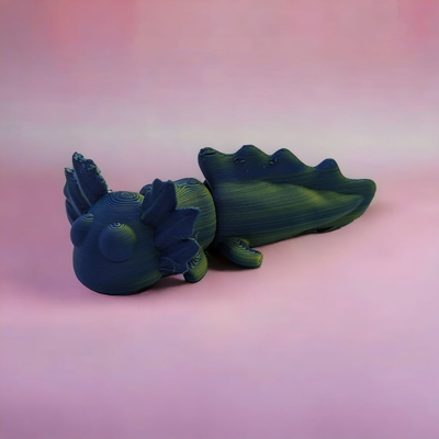 fofa flexi axolotl maxolotl by bellamys3dprints brinquedos jogos flexível articulado diversão brinquedo inquietação 3d print model - Mito3D