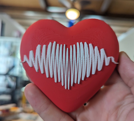 corazón golpear by juguetesbythomas arte esculturas san valentin regalo amor 3d print model - Mito3D