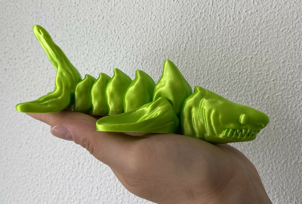 requin sonnette by mels 3d laboratoires jouets jeux articulé flexi 3d print model - Mito3D