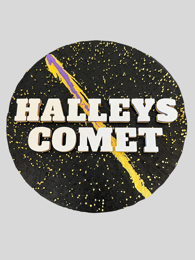 halley cometa by singhiozzo domestico arredamento astronomia pianeti roomdecor nave stellare spazio 3d print model - Mito3D