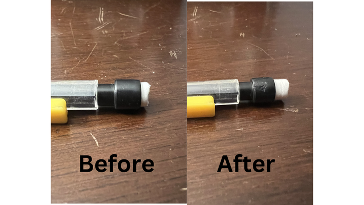 pencil eraser insert by hiccup tools pencileraser problemsolved 3d print model - Mito3D