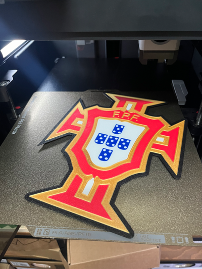 sele portuguesa conduziu caixa luz stl dispo by vitorms arte sinais logotipos luminaria placa logotipo pé 3d print model - Mito3D