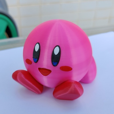 multicolorido multiparte kirby mmu by bruno galam brinquedos jogos personagens nintendo 3d print model - Mito3D