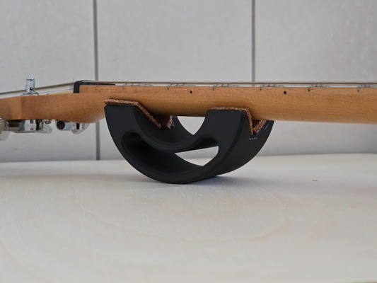 guitar neck rest by heapstar hobby & diy music needful 3d print model - Mito3D