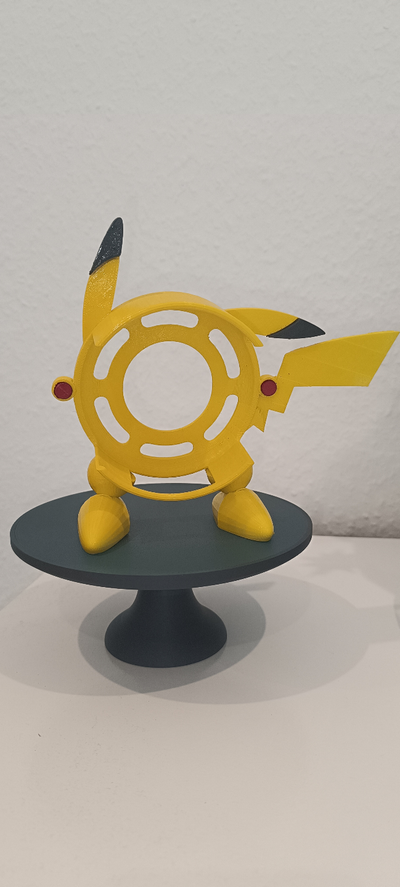 pikachiu alexa ecodot 3 by prodyp ev halkı dekor nokta pikaçu destek pokemon 3d print model - Mito3D