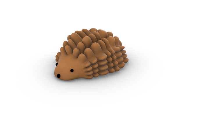 igel by trotzig miniaturen tiere tier 3d print model - Mito3D