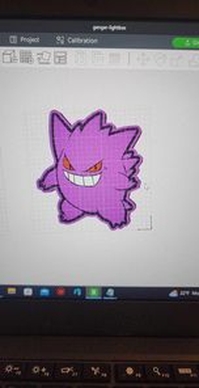 gengar lightbox by shaggys3d arte segni loghi pokemon luce scatola guidato 3d print model - Mito3D