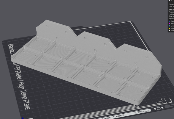 skadis gridfinity 2x6 base t-nut by auscheer tools organizers tnuit tnut 3d print model - Mito3D