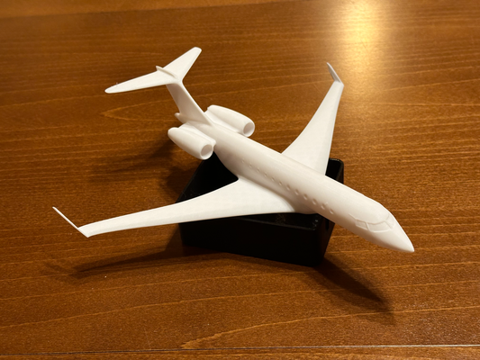 bombardero global 8000 by supertrurl pasatiempo bricolaje diy vehiculos aeronave privado jet 3d print model - Mito3D